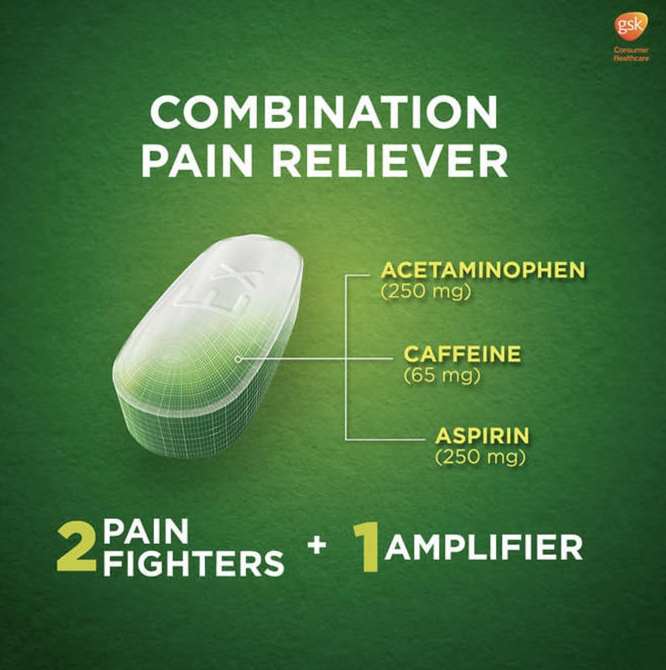 Excedrin Extra Strength Pain Relief Caplets 300 count For Headache Relief: Health & Personal Care