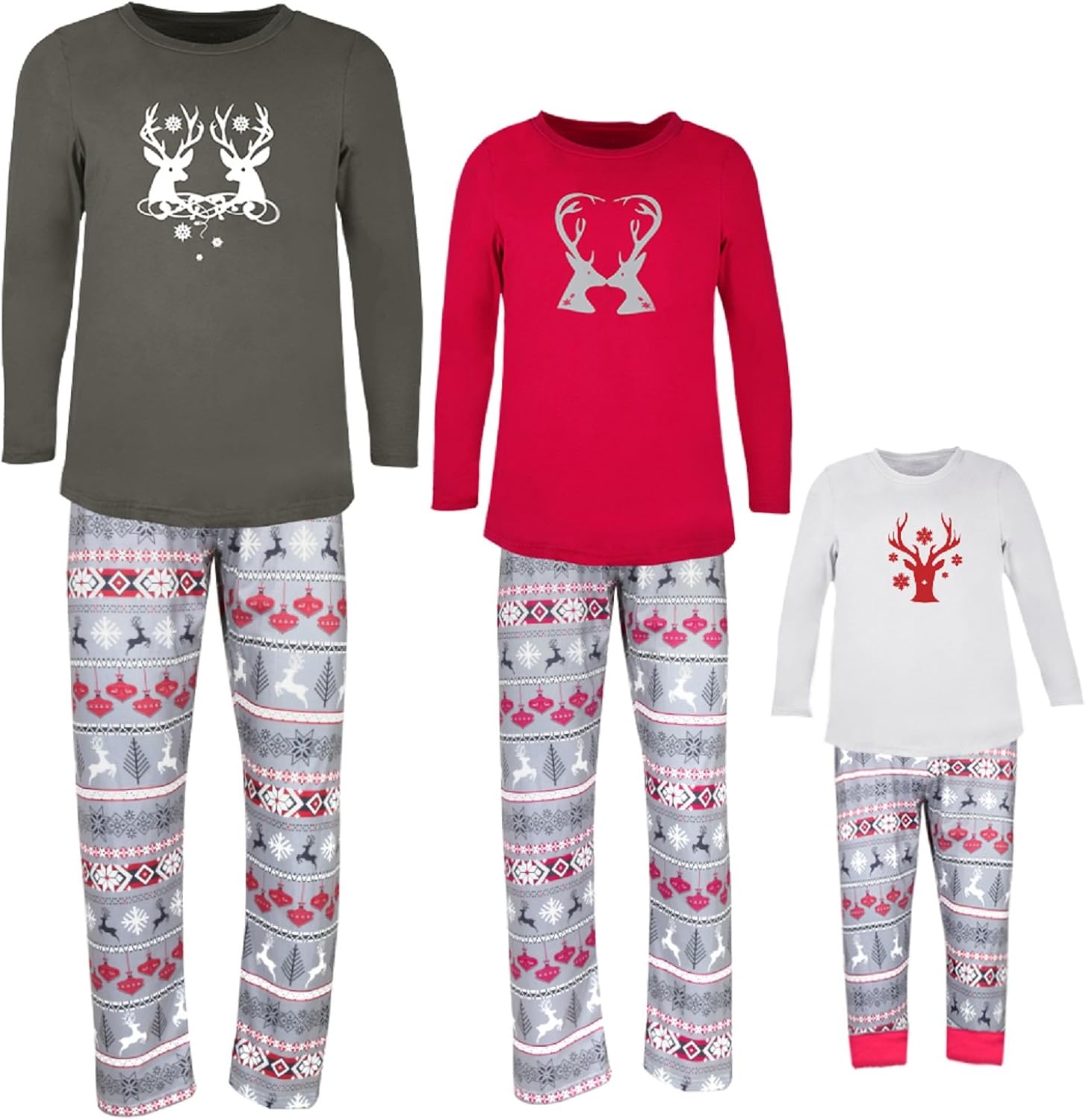 Zrck Family Christmas Pajamas Matching Pjs Sleepwear Sets For Family