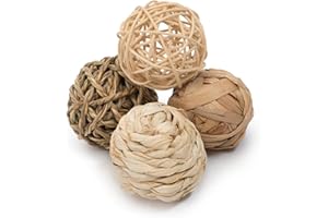 Niteangel Small Animal Activity Toy, Fun Pet Balls (Pack of 4)
