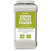 Coolinario Sodium Citrate Powder (1 GAL - 7.4 LBS) pH Buffer &amp; Emulsifier | Food Grade, Enhances Creaminess &amp; Reduces Acidity, Ideal for Smooth Cheese, Sauces, Beverages &amp; Molecular Gastronomy
