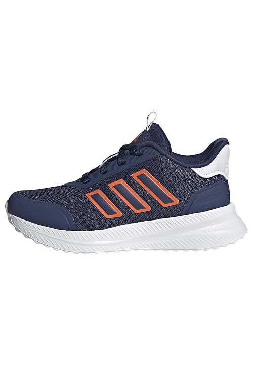 adidas X_PLR Path Sneaker, Dark Blue/Semi Impact Orange/White, 7 US Unisex Big Kid