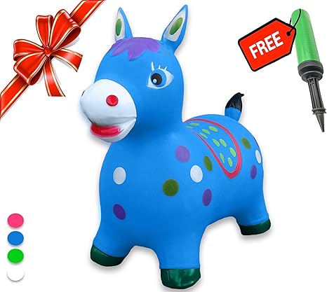 bouncing riding horse toy