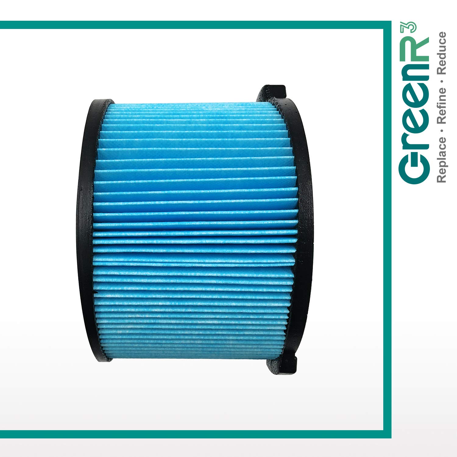 GreenR3 1Pack Reaplcement Air Wet/Dry Cartridge Filters for Ridgid