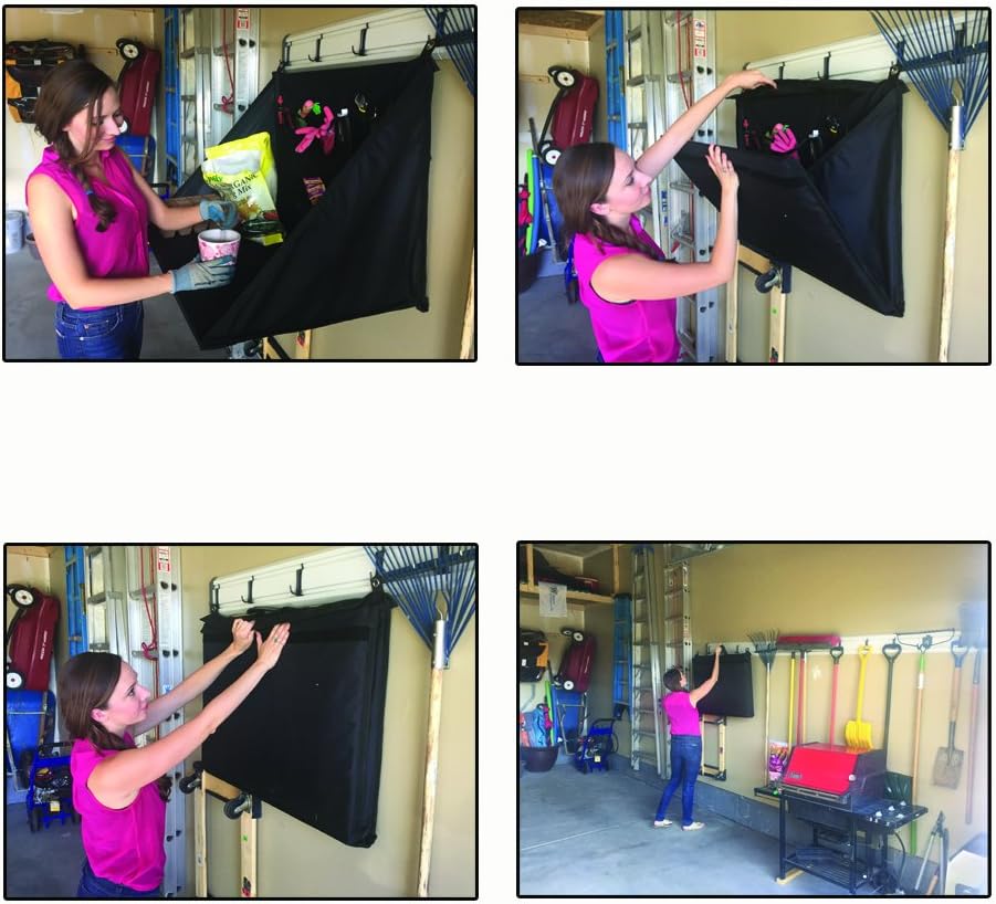 Plan Station Mini Portable Standing Desk, Workbench, Work Station, Storage for Jobsite, Garage, Office, Shop, Hanging Work Surface, Black (WS3700): Office Products