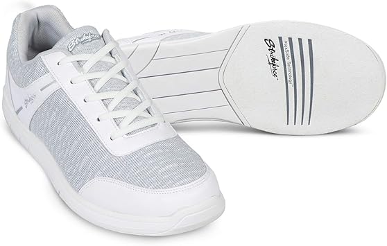 Amazon Co Jp Kr Strikeforce フライヤー メッシュ ホワイト グレー ボーリングシューズ メンズ サイズ8 1 2 スポーツ アウトドア