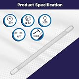 Bright Source 4ft LED T8 Tube 18W 1620lm 6000K Daylight Replacement for 36W view 2