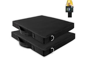 PUGPIU 2 Pack Stadium Seat Cushions, Bleacher Seat Cushion, Portable and Extra Thick Stadium Cushion, Bleacher Cushion for Any Outdoor Events Use