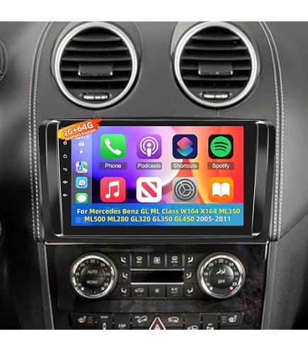 Für Mercedes Benz W164 GL320 ML350 X164 Autoradio Android 13.0 DSP GPS Navi 4+64