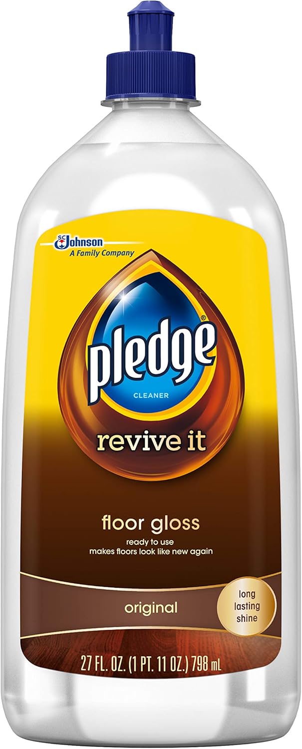 Pledge 11182 Revive It Floor Gloss 27 Ounce Clear Transparent Liquid