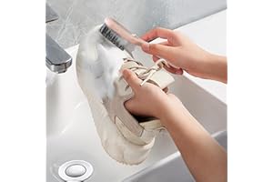 Generic Multi-Function Cleaning Brush, Soft-Bristled Long Handled Shoe Brush with Save Detergent Addition Tank, Plastic Brush