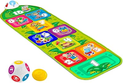 Tappeto Musicale Jump&Fit, Gioco Elettronico per Bambini con Luci e Suoni, Gioco Della Campana