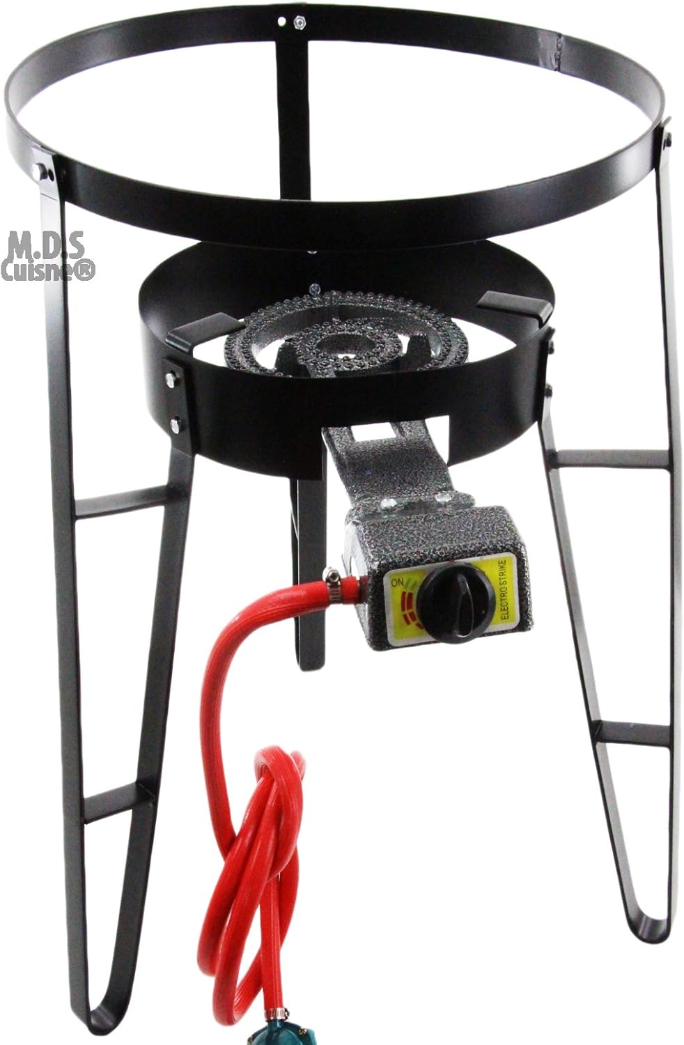Amazon Com Burner Stand Hose Set Heavy Duty Metal Automatic Propane Gas New Portable Sports Outdoors