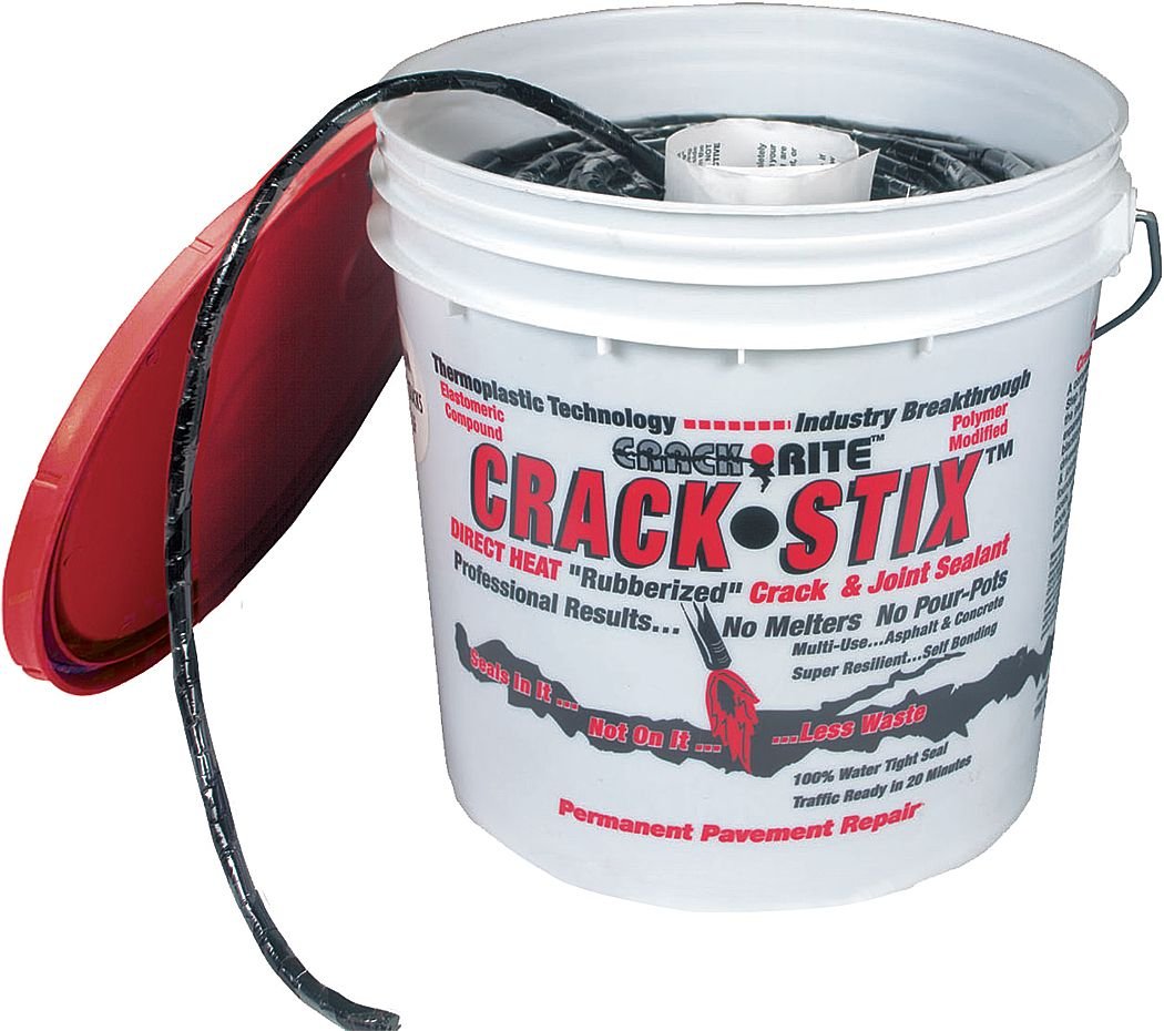 Photo 1 of Crack Stix Blacktop Crack Repair, 1/4 D., 250ft., Black
