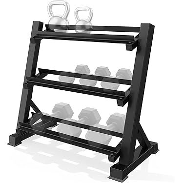 Rack de musculation ultra complet avec supports de rangement pour
