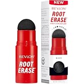 Revlon Root Erase Hair Concealer, Instant Root Touch Up, 01 Black | Instant root touch-up that covers grays and regrowth between colorings; washes out with shampoo. Temporary hair color.