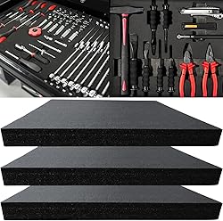 ONREVA Tool Box Foam 3Pack 22x18x2 inch, Foam
