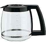 Cuisinart 12-Cup Replacement Glass Carafe, Black, 12 Cup