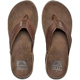 REEF Men's J-Bay III Leather Flip Flops