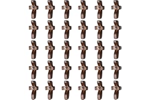 JIUKONG 30-Pack Wooden Cross Fidget, Handmade Pocket Wood Crosses, Cross My Heart | Encouragement Gift, Relieve Anxiety for Yourself, Inspirational Easter Gift for Christian Faith, Prayer, Christmas Gifts