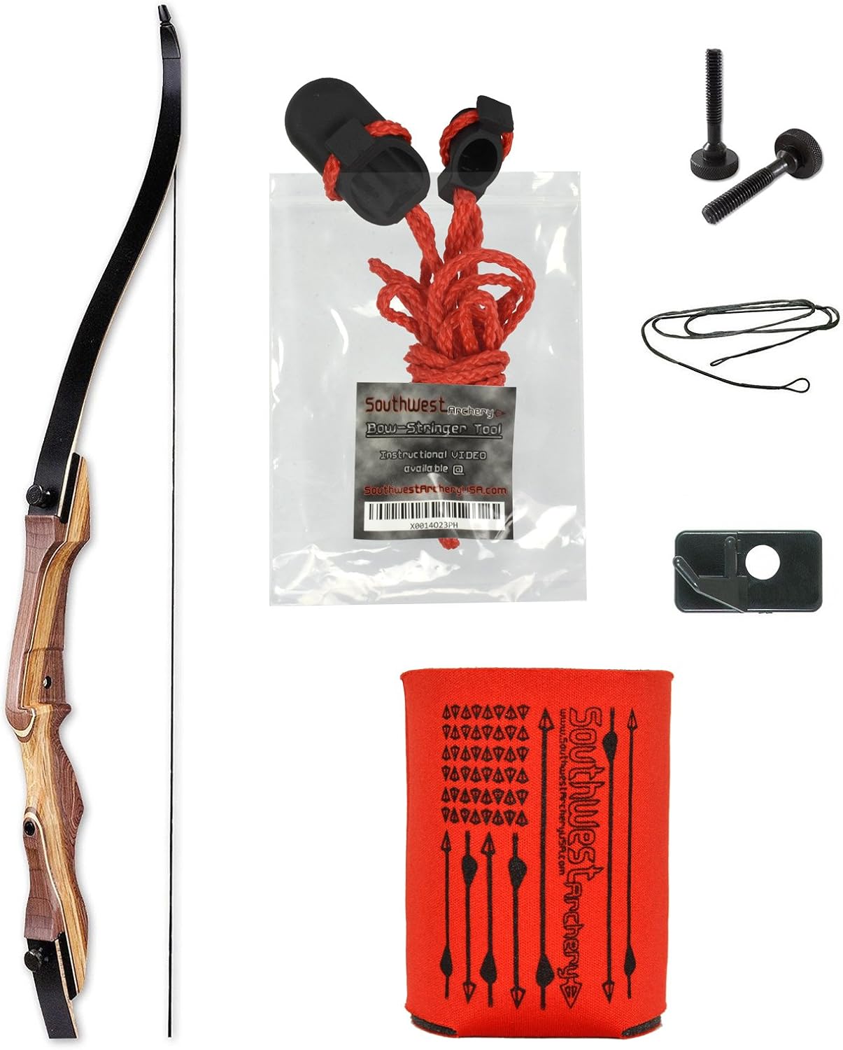 Samick Sage Takedown Recurve Bow, 45 lb, Left Hand WITH STRINGERTOOL