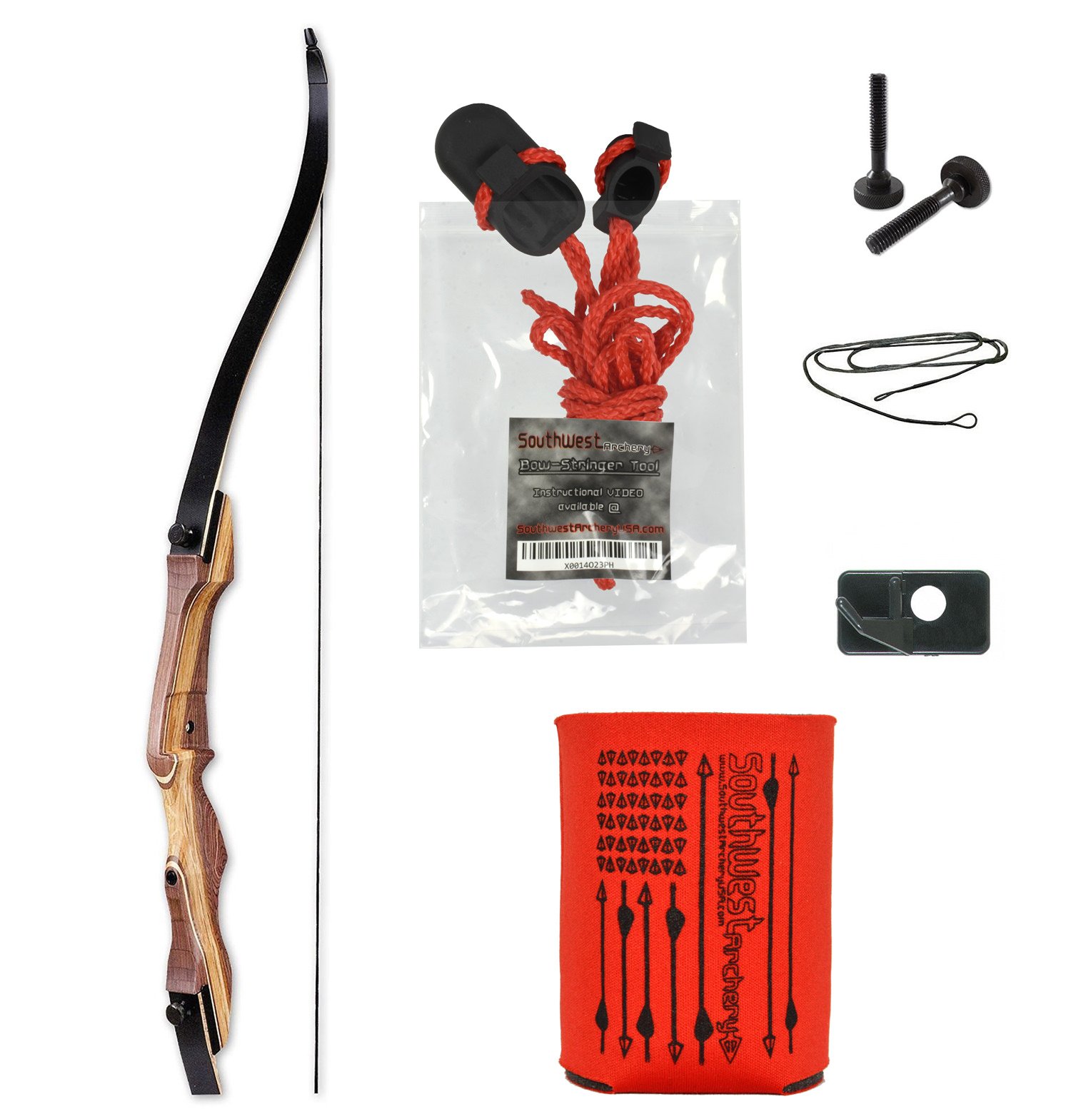 Southwest Archery Samick Sage Takedown Recurve Bow Bundle Stringer Tool