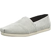 Toms Men's Alpargata Recycled Cotton Canvas, Drizzle Grey,7