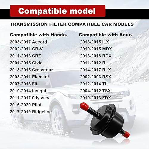 Filtro De Líquido De Transisión Autoática ATF 25430-PLR-003 044-0382 Copatible Con Honda - Foto 10