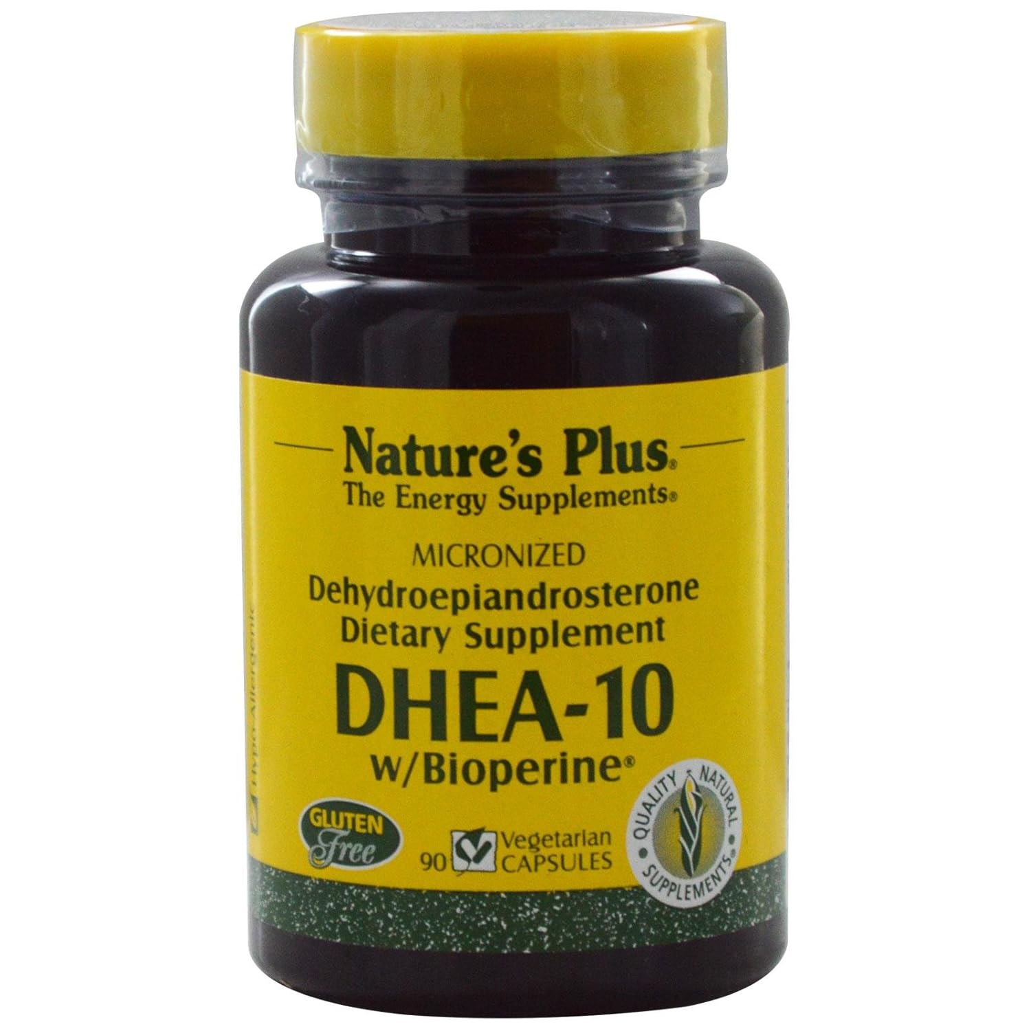 Nature's Plus DHEA10 with Bioperine 90 Vegetarian Capsules Health & Personal Care