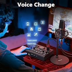 Podcast Equipment Bundle for 2, Audio Interface DJ