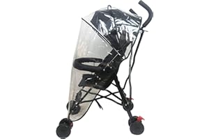 LLUFO Stroller Rain Cover Baby Stroller Cover for Toddler Umbrella Stroller,Lightweight Travel Stroller,Windproof Waterproof Weather Shield,Compact Stroller Accessories EVA Material Odourless