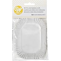 Wilton Petite Loaf Baking Cups, White