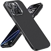 BENKS ArmorAir 600D Case for iPhone 16 Pro Max, [Compatible with Magsafe] Ultra Slim & Light iPhone 16 Pro Max Case, Built with Dupont Kevlar Aramid Fiber, Minimalist Design