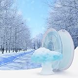 ZIRO Multicolor 3D Printer Filament Translucent PLA 1.75mm 1KG Winter view 2