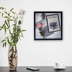 Muzilife 12x12 Shadow Box Picture Frame with Linen