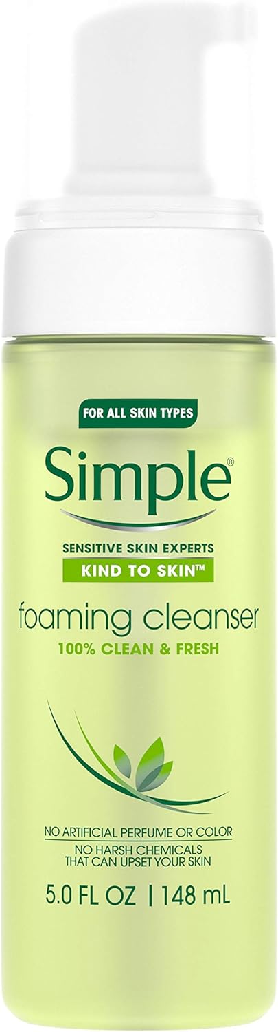 kind to skin foaming facial cleanser