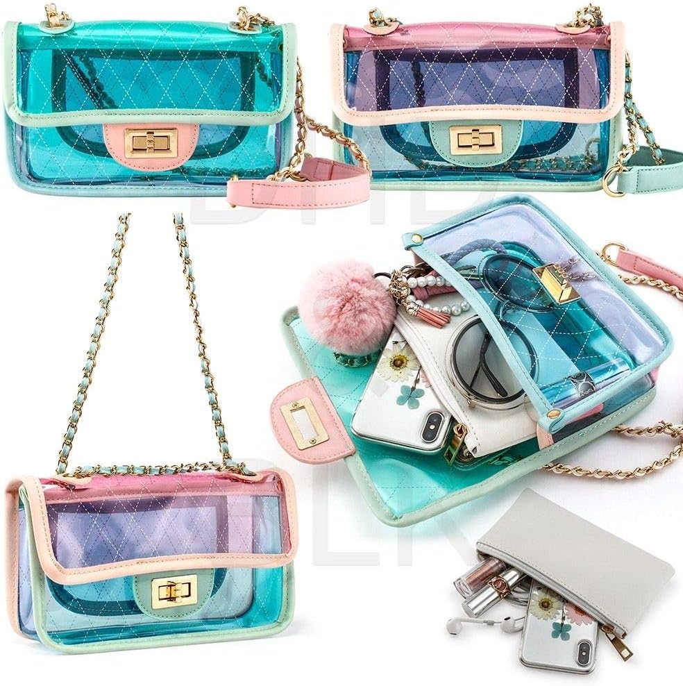 plastic cross body bag