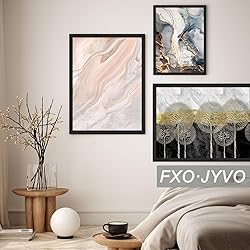 A PLUS MAX 9x13 Picture Frame Set of 3, Black