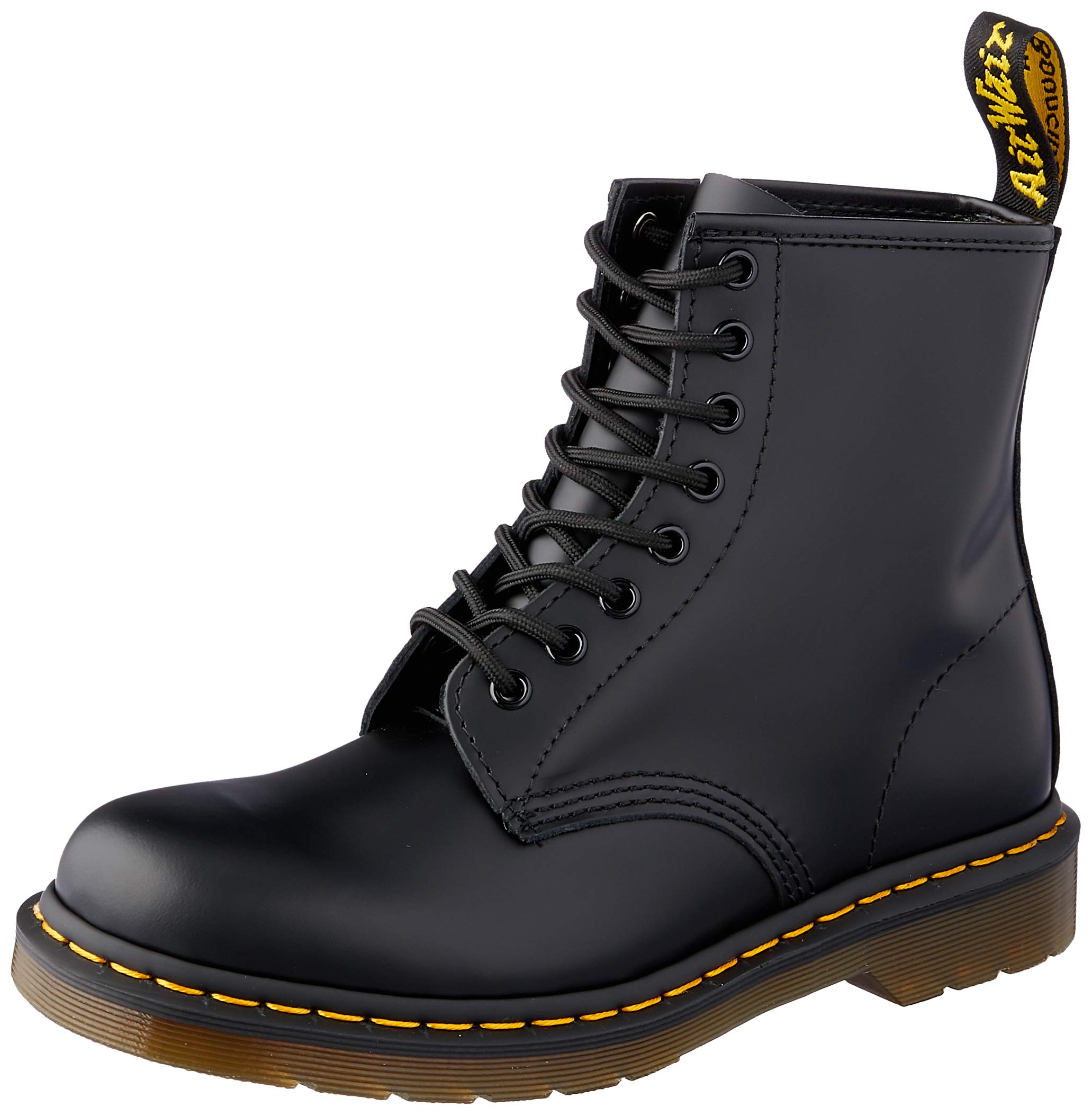 Galleon Dr. Martens 1460 Originals 8 Eye Lace Up Boot, Black Smooth