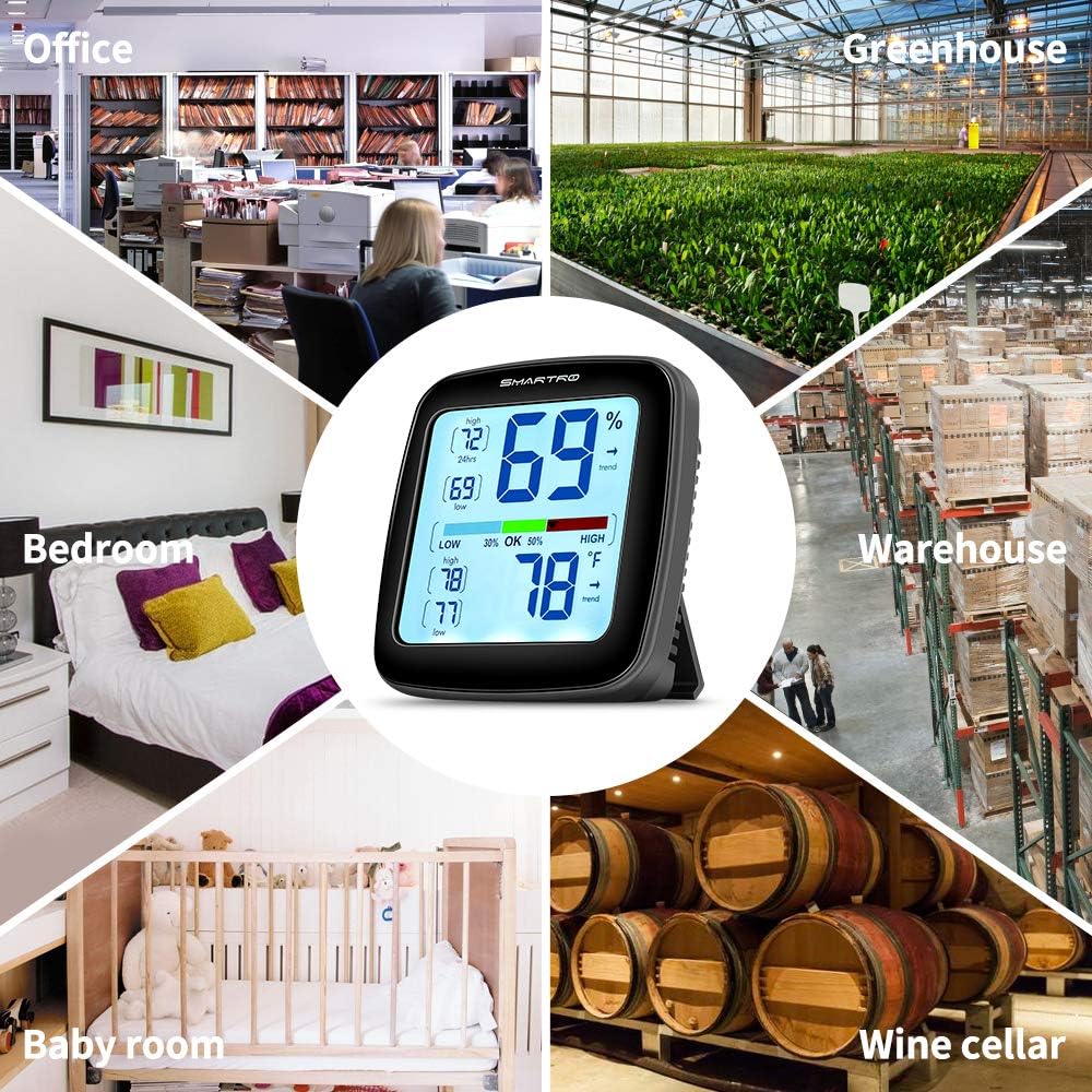 Smartro Professional Digital Indoor Thermometer & Hygrometer