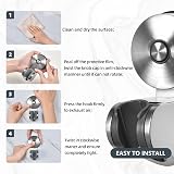 JOMOLA Suction Shower Head Holder Wall Mount Adjustable Angle Stainless Steel view 6