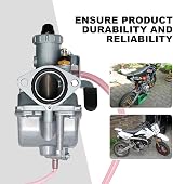 Hoypeyfiy VM22 26mm Carburettor Kit for 110-140cc Pit Bikes Lifan Zongshen XR50 view 6