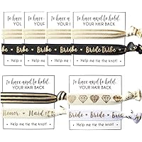 Bride Tribe Hair Tie Cards. to Have and to Hold, Your Hair Back. Help Me Tie The Knot. Bachelorette, Wedding Shower, Party Fa