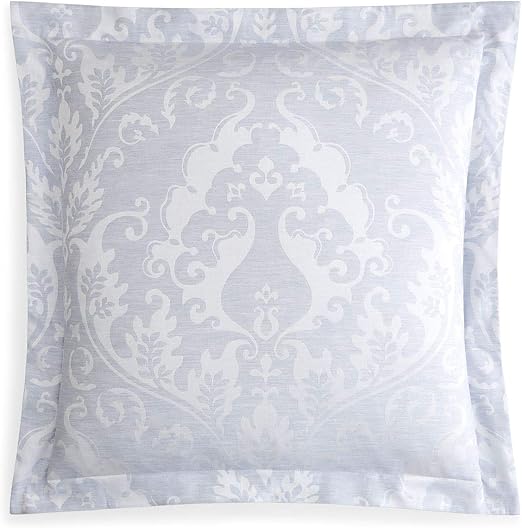 Amazon Com Yves Delorme Neptune Cotton Euro Pillow Sham Silver