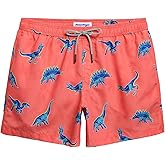 maamgic Mens Swim Trunks 5" Quick Dry Beach Shorts Bathing Suits with Mesh Lining Pockets