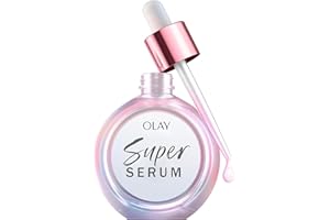 Olay Super Serum - Niacinamide, Vitamin C & E, Collagen Peptide, AHA - 5-in-1 Skin Care Benefits for Face - Healthy Glow, Brightening, Hydrating, Smoothing, Firming, Evens Tone, Anti-Aging, 1.0 Oz