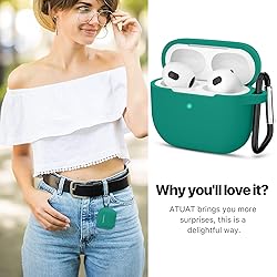 ATUAT Compatible with AirPods 3 Case, Protective