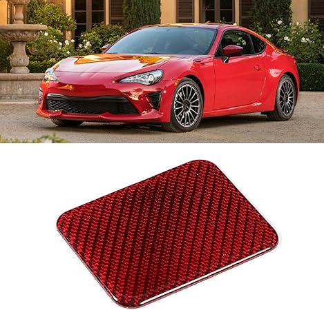 Amazon 赤いセンターコンソールボタンカバー真新しいエレガントな車の装飾光沢のある車用耐久性 ハンドルカバー 車 バイク