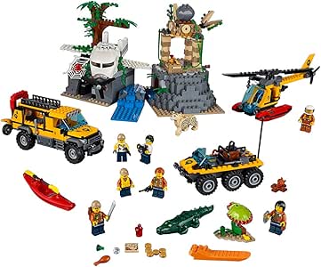 Amazon.com: LEGO City Explorers 60161 - Juego de construcción de sitios de exploración de la selva (813 piezas): Toys \u0026 Games
