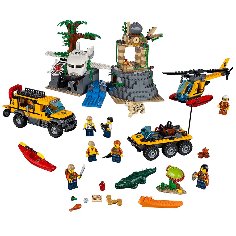 LEGO City Explorers Jungle Exploration Site Building Kit 60161 (813