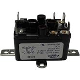 Supco 90382 HVAC/R General Purpose Fan Relay, 18A Load, 120V Coil | Normally Open and Normally Closed Contacts for AC Fan and Equipment Control, HVAC Technician Tools